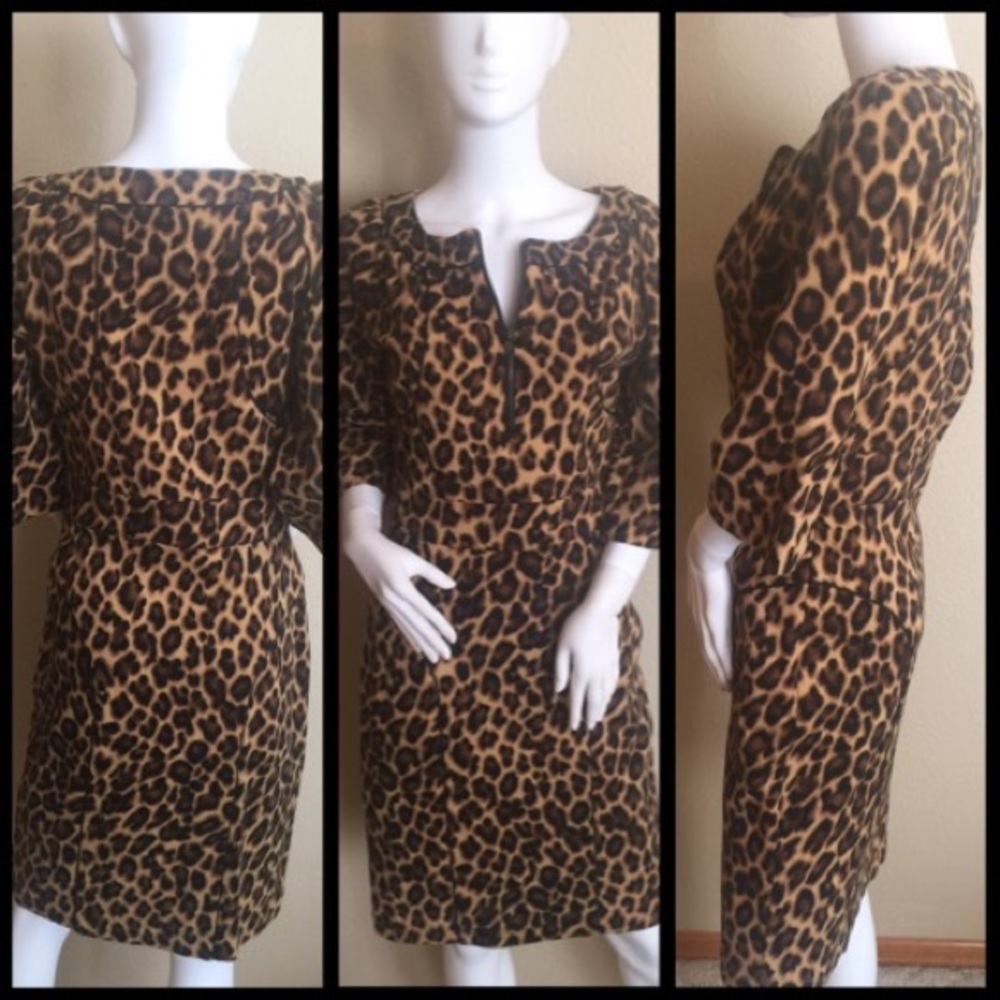 WD.NY Leopard Print Dress